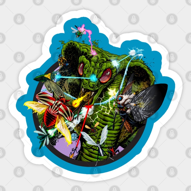 Krakobra Sticker by ThirteenthFloor